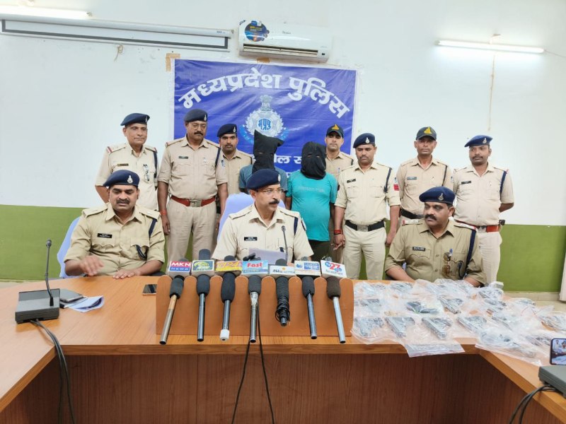 राजस्थान के जयपुर से हथियार की खेप लेकर आए दो अंतर्राज्जीय तस्कर दबोचे