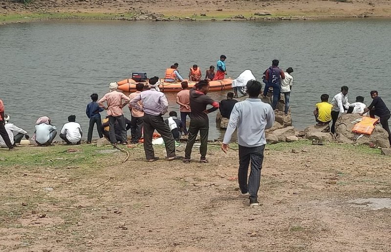 The dead body of the young man was found