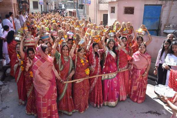 Procession on Mahesh Navami