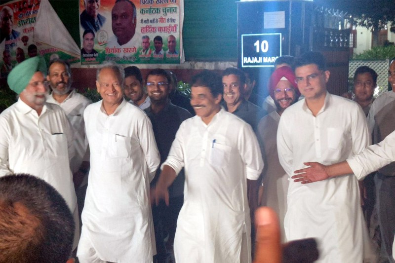 Ashok Gehlot and Sachin Pilot