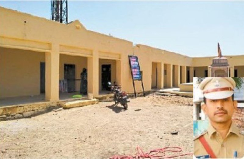 police station in school, taleda