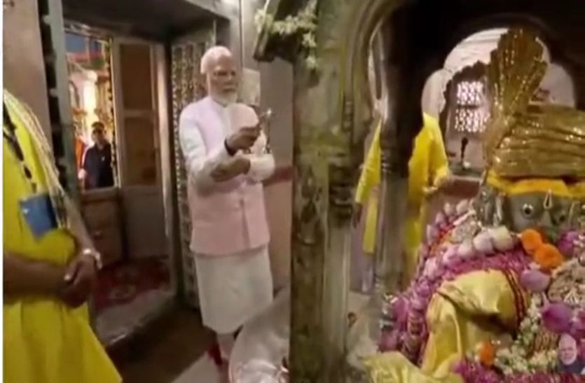 पीएम मोदी ने की ब्रह्मा मंदिर में पूजा-अर्चना