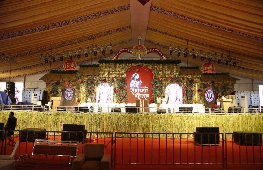 राष्ट्रीय रामायण में CM बघेल का हुआ स्वागत , महोत्सव में चार-चाँद लगाने आए....विदेशों से कलाकार