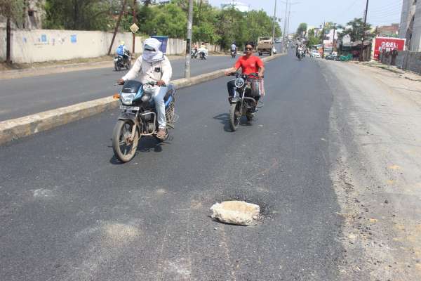 very dangerous  many potholes 