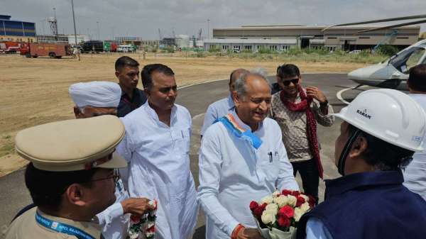 cm rajasthan refinary visit