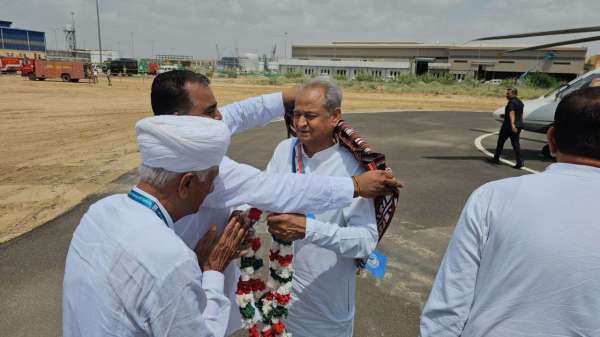 cm rajasthan refinary visit