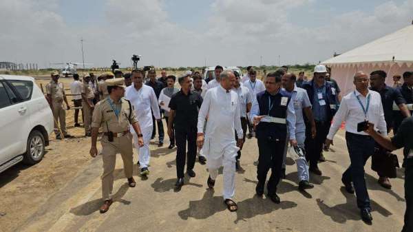 cm rajasthan refinary visit