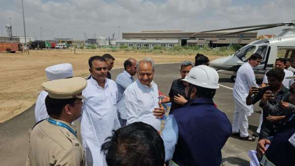 cm rajasthan refinary visit