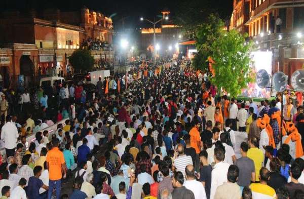 सांगानेरी गेट पूर्वमुखी हनुमान मंदिर जौहरी बाजार