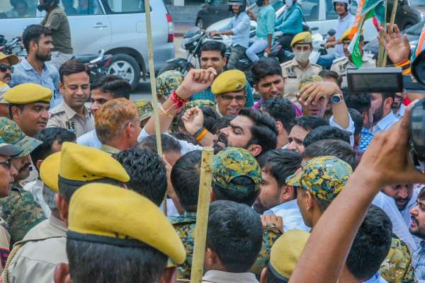 pedal March by youth congress 