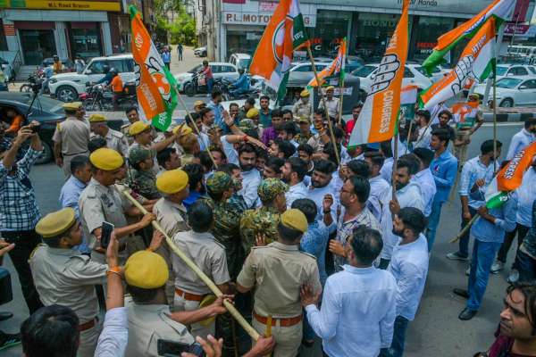 pedal March by youth congress 