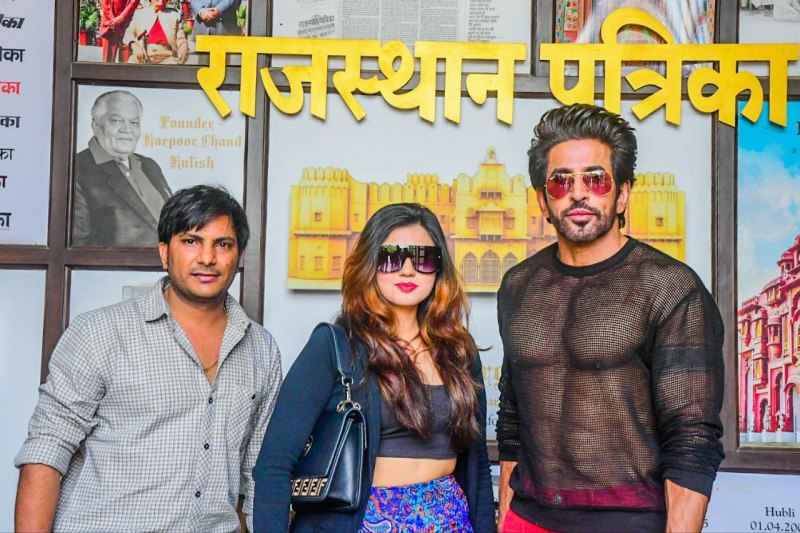 Vishal Kotian came to Jaipur for promotion of Song Gin Gin Taare,