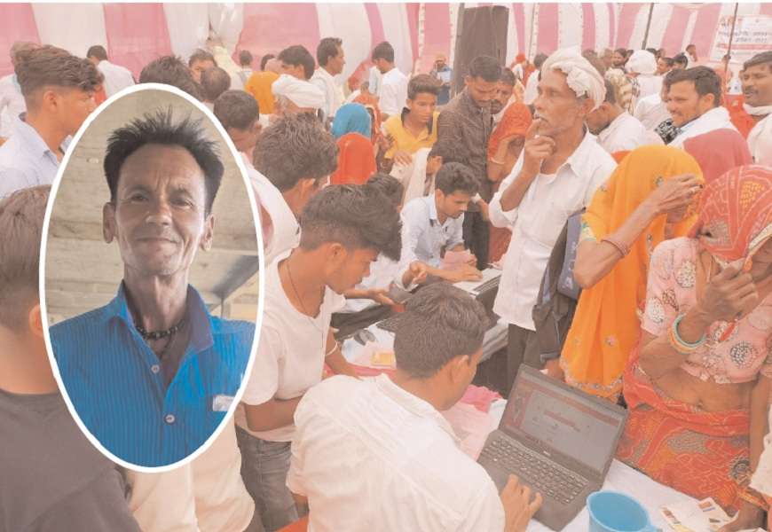 दौसा के बाद जयपुर में ओमप्रकाश ने राहत कैम्प में मांगी घरवाली, प्रशासन तैयारी में जुटा