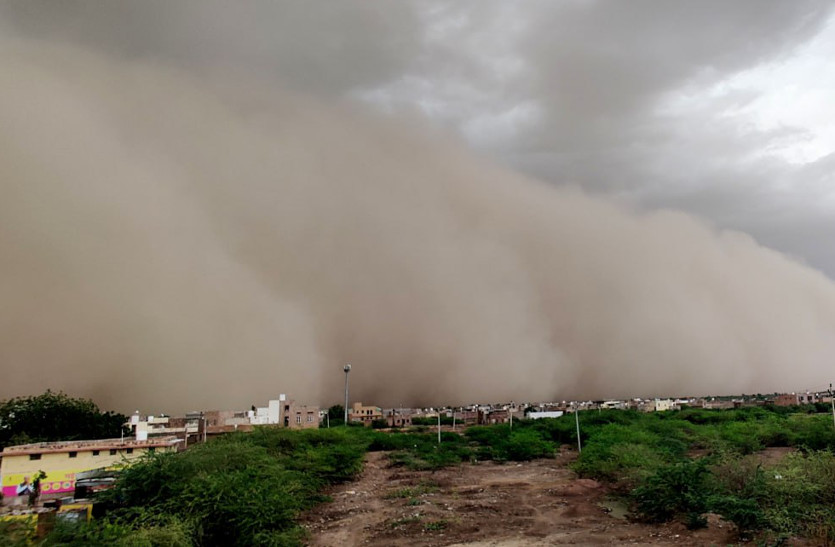 Rajasthan Weather Update: Dust storm and rain Alert for next two days in rajasthan