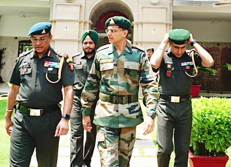 Sachin Pilot shares territorial army uniform pics in delhi