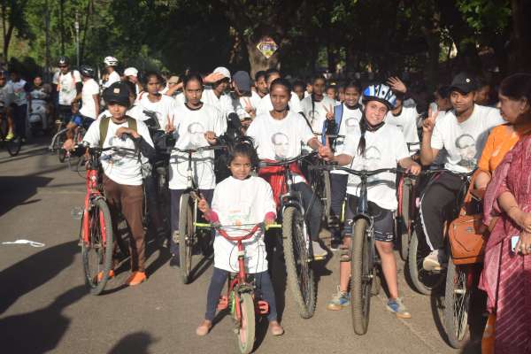 साईकिल रैली से सॅदेश 