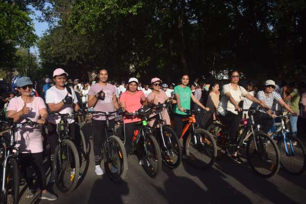 साईकिल रैली से सॅदेश