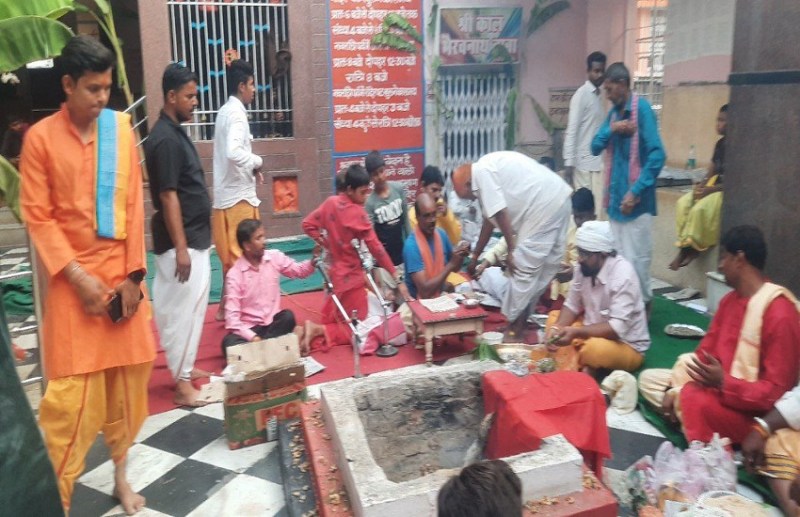महामाया मंदिर में जुड़वास शांति पूजा