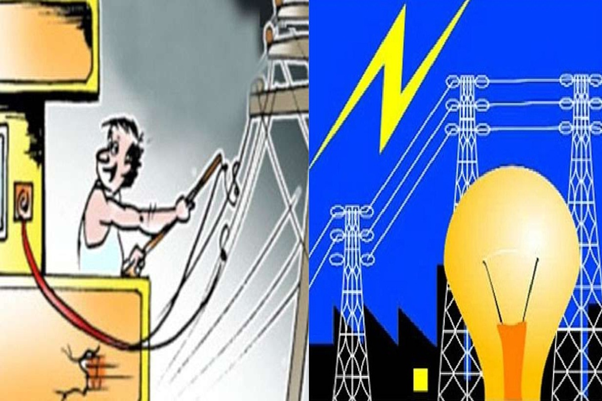 बक्शी तालाब में उड़ा ड्रोन, पकड़ी गई बिजली चोरी, देखिए किस तरह से खींचे गए तार