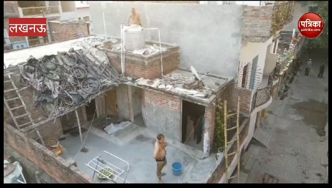 लखनऊ के कई क्षेत्रों में ड्रोन से हुई मॉर्निंग रेड, देखें Video