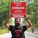 Man On Mission: रक्तदान को बढ़ावा देने के लिए कर रहे 21 हजार किमी की पैदल यात्रा