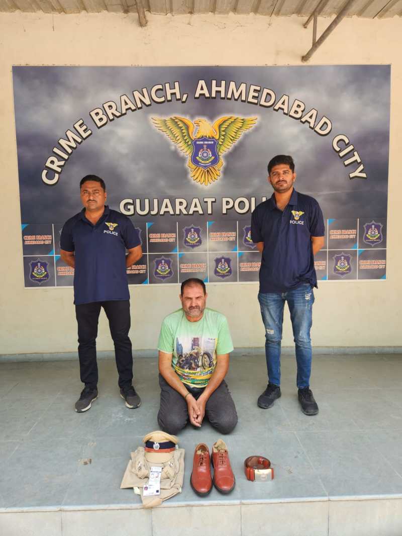 Ahmedabad: सीबीआई के फर्जी अधिकारी को दबोचा, सात राज्यों में 30 से अधिक अपराधों का भंडाफोड़