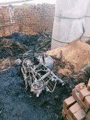 घर में लगी आग, हुआ १५ लाख रुपए का नुकसान