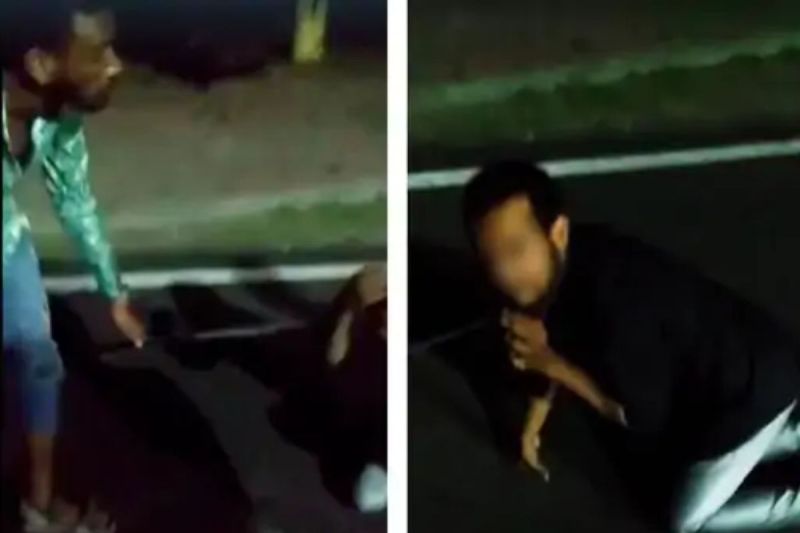 Viral video of a young man barking like a dog in Bhopal