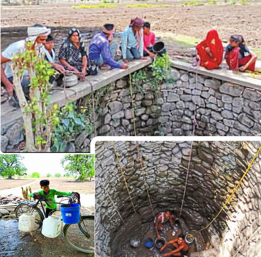 Villagers are getting worried for water, handpumps are breaking their breath, water level has slipped down
