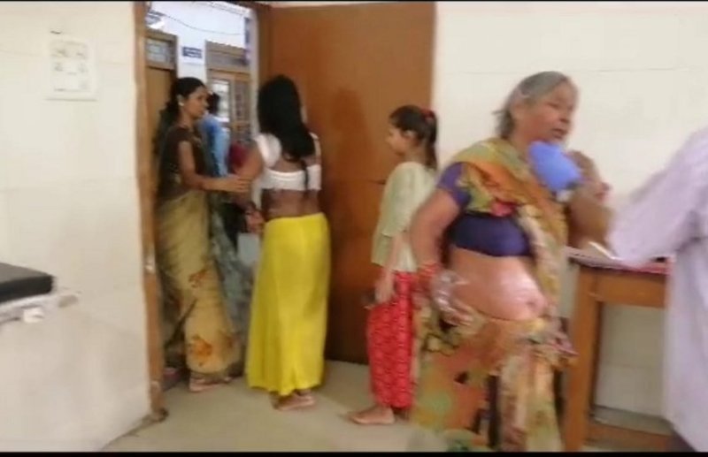 Due to a family dispute, the woman set herself on fire