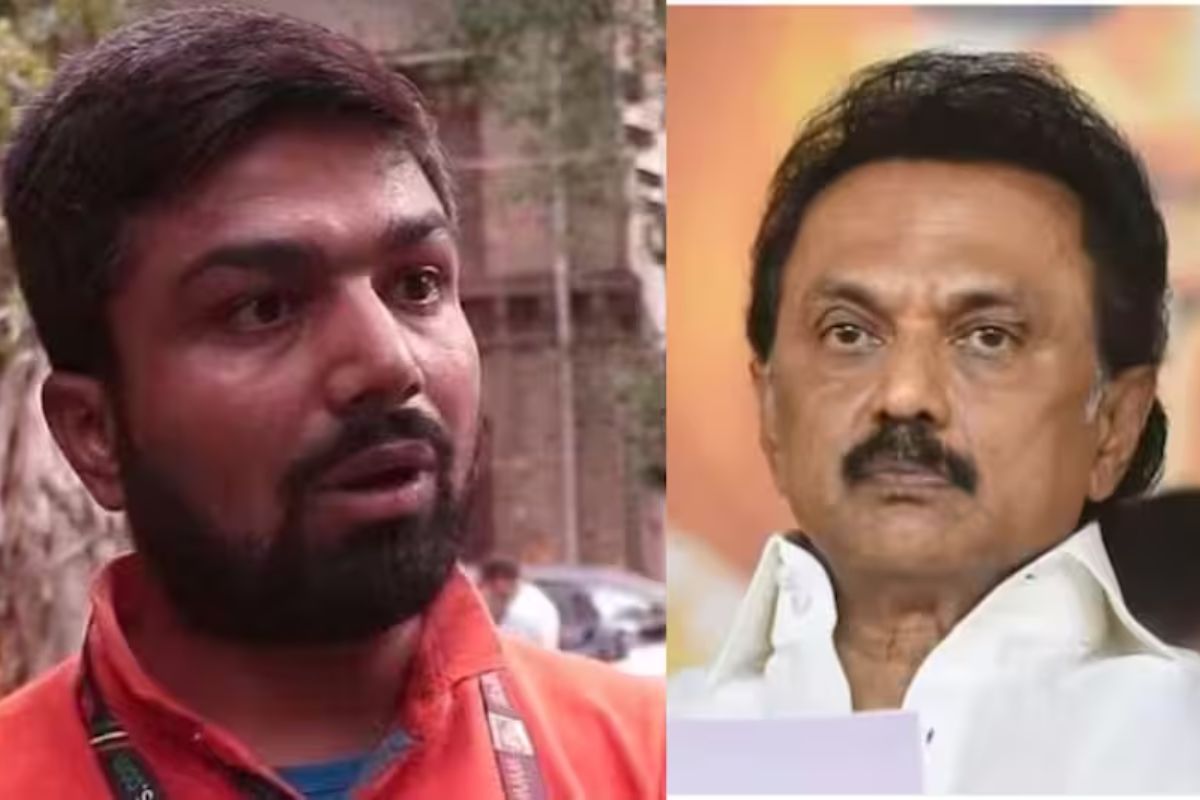 Manish Kashyap and CM M. K. Stalin