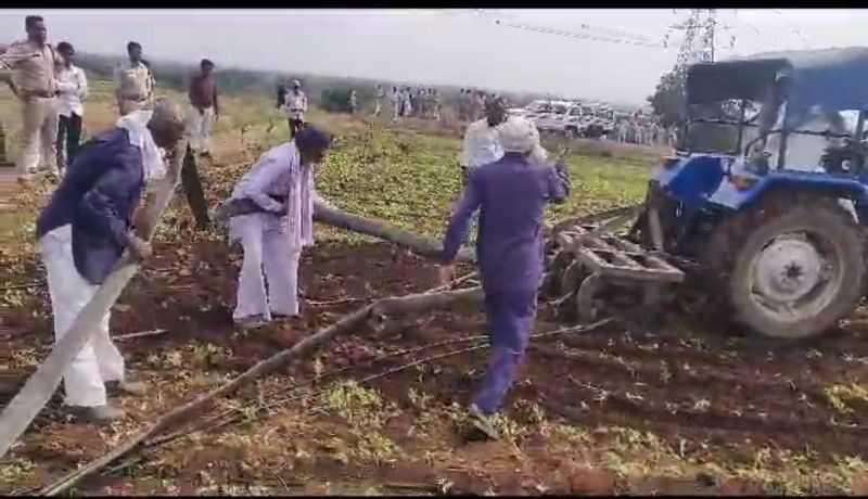 Administration team vacated 46 acres of pasture land