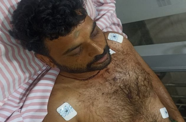 Patrika Photo Gallery: हथियारबंद नकाबपोश चोरों ने बोला धावा, सरपंच पुत्र को गोली मारी