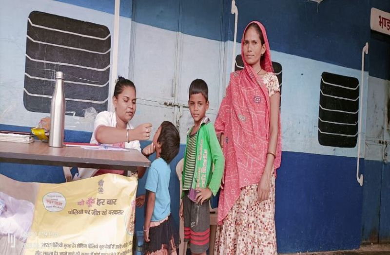 पल्स पोलियो अभियान: सिरोही जिले में 1 लाख 33 हजार 461 बच्चों ने गटकी दो बूंद जिंदगी की
