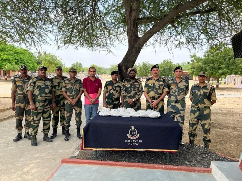 सीमा पार से फिर आई ड्रग्स, सर्च ऑपरेशन में पकड़ी गई 11 किलो हेरोइन की बड़ी खेप