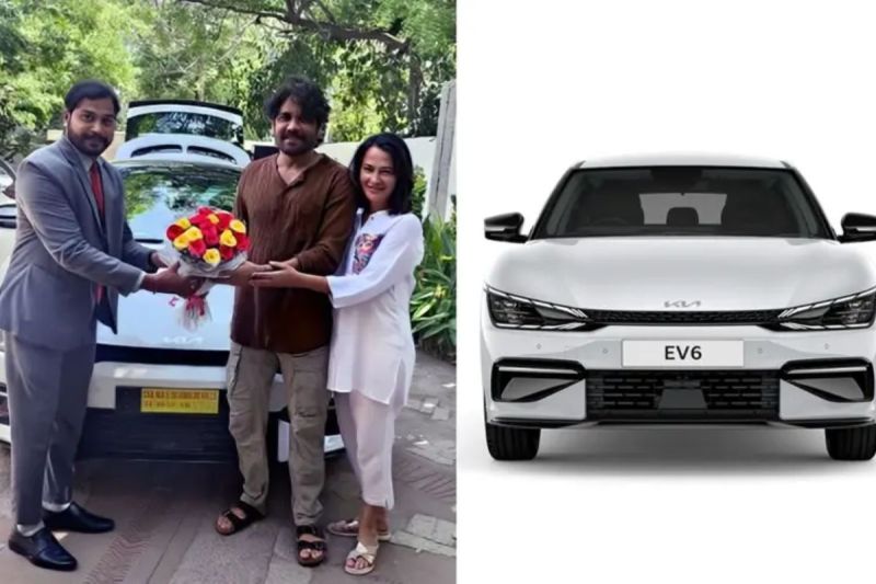 KIA EV6 electric SUV now in Telugu actor Nagarjuna Car Collection