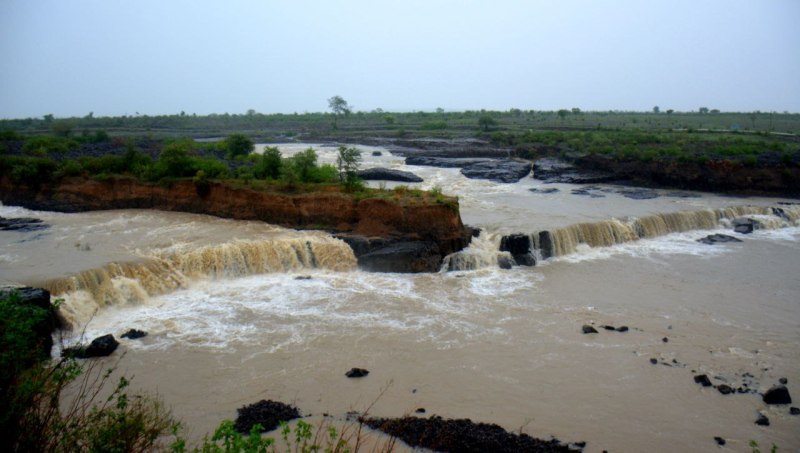 पहली ही बारिश में राजघाट लबालब