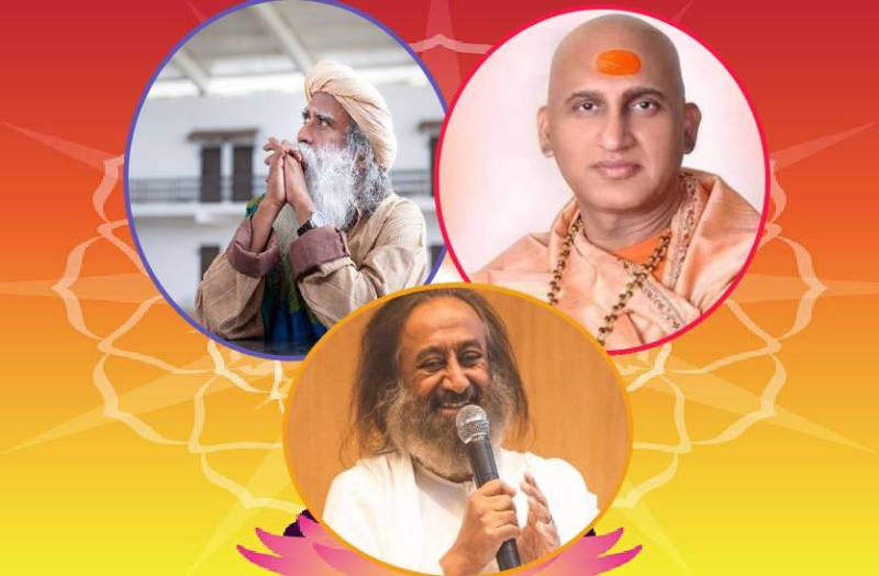 inspiring thought shri shri ravi shankar avdheshanand giri sadhguru