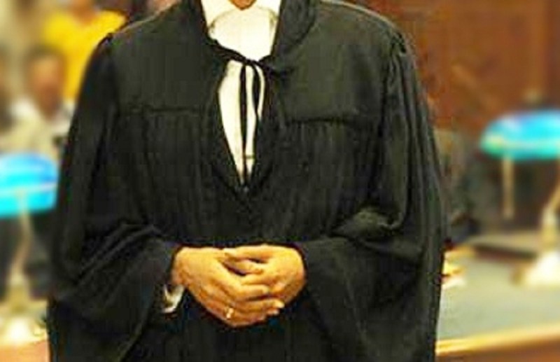 Female advocate was kicked and punched in the court chamber