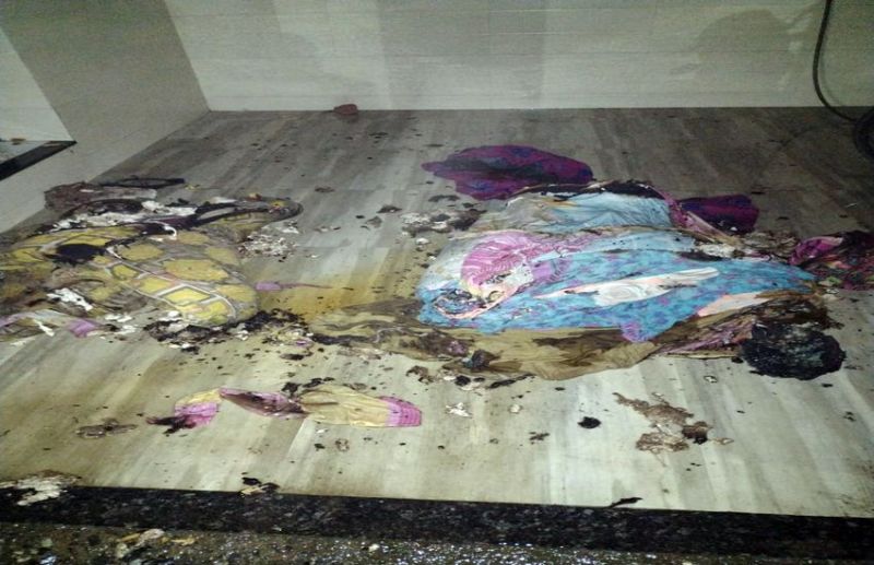 Surat/ दरवाजा बंद महिला ने हाथोें की नसें काट घर में आग लगाई