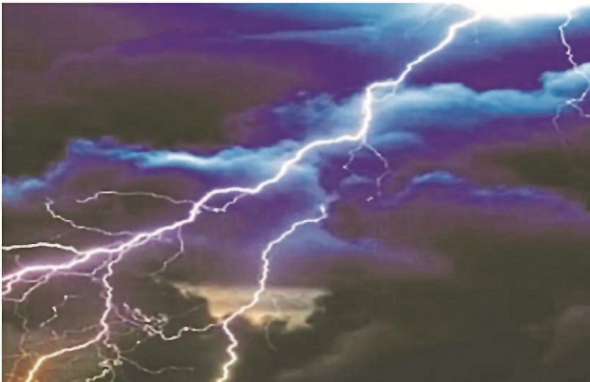 Caution is necessary to avoid lightning during rain