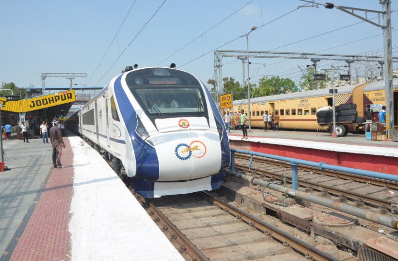 Jodhpur-Sabarmati Vande Bharat Express train trial run