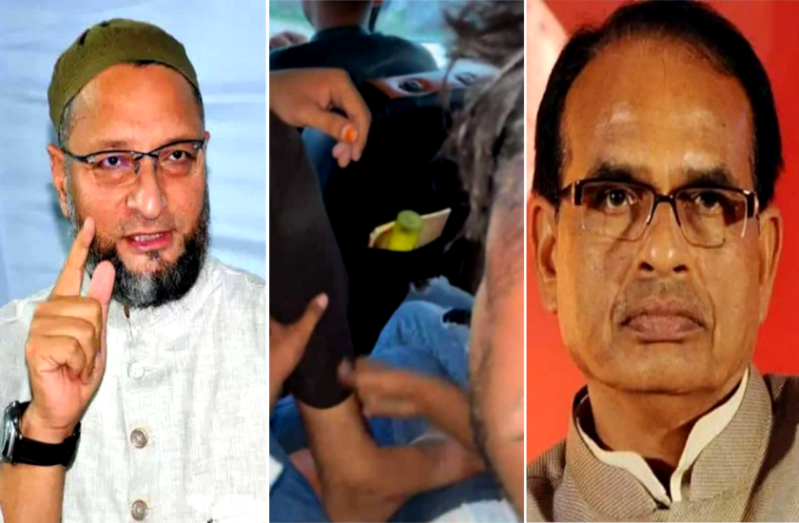 asaduddin ovaisi ouestioned to cm shivraj