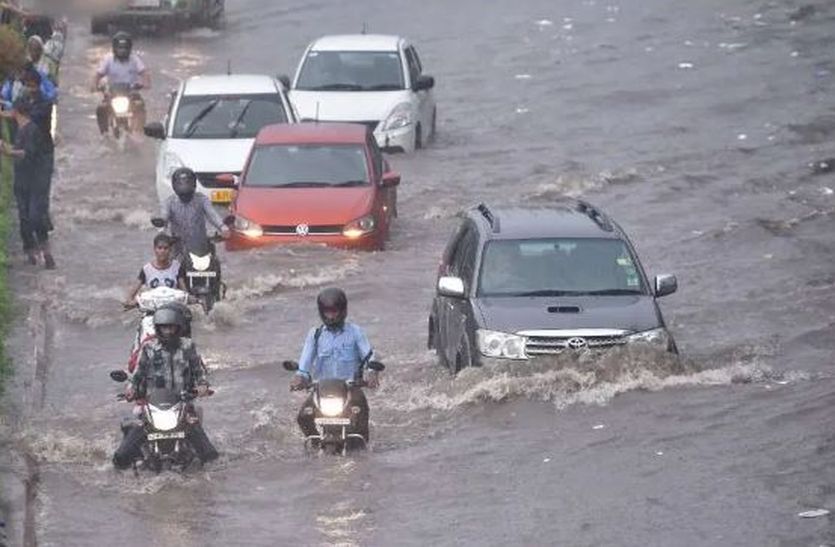 Heavy rain: राजस्थान में 26 जगहों पर हुई भारी से अतिभारी बारिश, कई इलाके डूबे