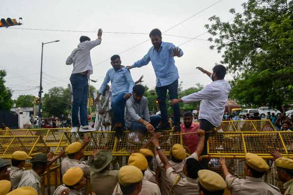 demo by abvp