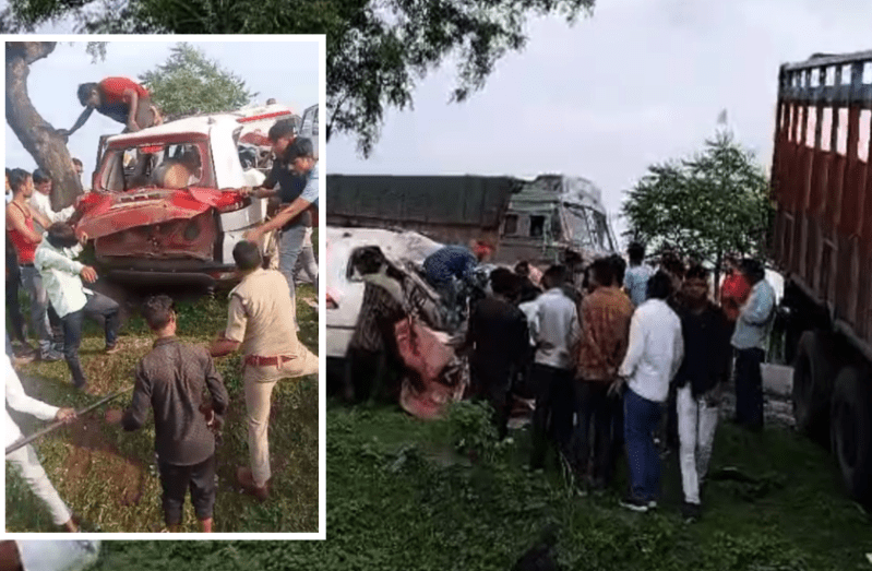 Horrific accident in sagar