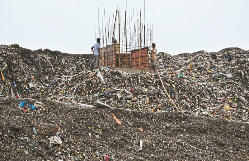 सकरी में रिहायशी क्षेत्र में कचरे का पहाड़, हाईकोर्ट ने कहा- कुछ तो करना पड़ेगा