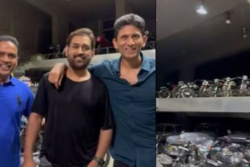 MS Dhoni bike and car collection video