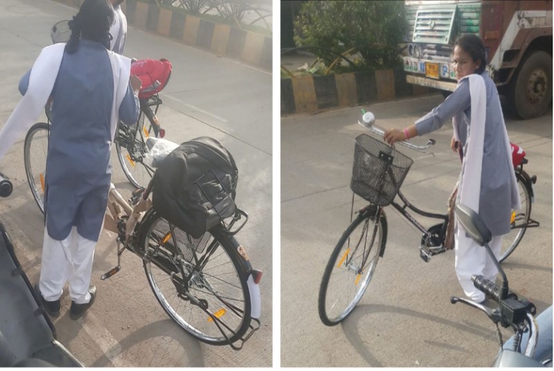 Video: स्कूल में बांटी गईं साइकिलों में हवा तक नहीं, ब्रेक शू भी जाम, घसीटते हुए घर ले गईं छात्राएं- देखें Video