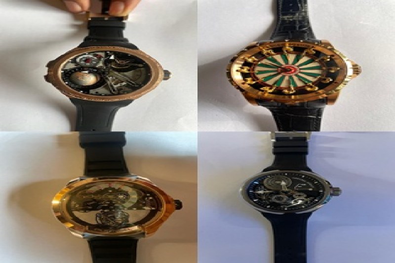 30 करोड़ की महंगी घड़ियों के साथ एयरपोर्ट पर पकड़ा गया तस्कर, छानबीन जारी